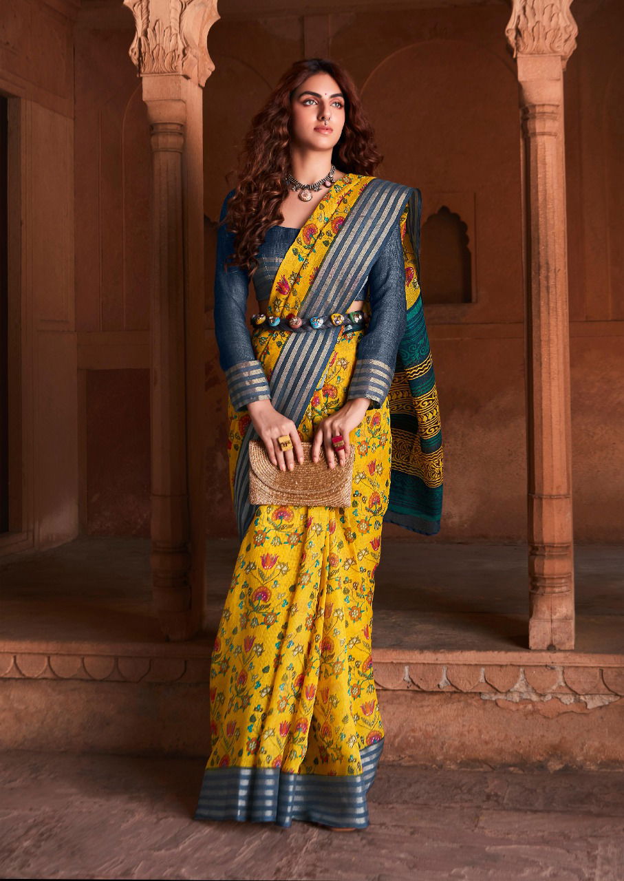 Ruchika S.R Dailywear Wholesale Printed Sarees Catalog